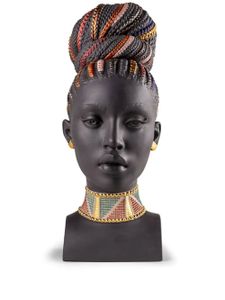 Lladró bibelot Africani en porcelaine - Noir