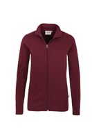 Hakro 227 Women's Interlock jacket - Burgundy - S - thumbnail