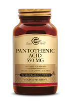 Solgar Pantothenic Acid (Pantotheenzuur) 550 mg Capsules