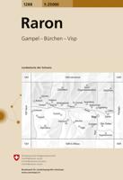 Wandelkaart - Topografische kaart 1288 Raron | Swisstopo