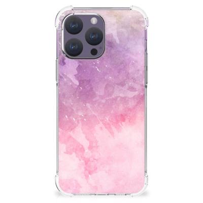 Back Cover iPhone 15 Pro Max Pink Purple Paint Back Cover iPhone 15 Pro Max Pink Purple Paint