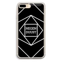 Negenduust geometrisch: iPhone 7 Plus Transparant Hoesje