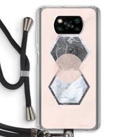 Creatieve toets: Xiaomi Poco X3 NFC Transparant Hoesje met koord
