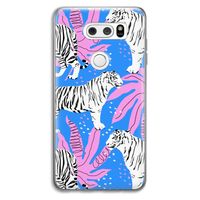 Tijger: LG V30 Transparant Hoesje
