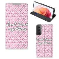 Samsung Galaxy S21 Design Case Flowers Pink DTMP