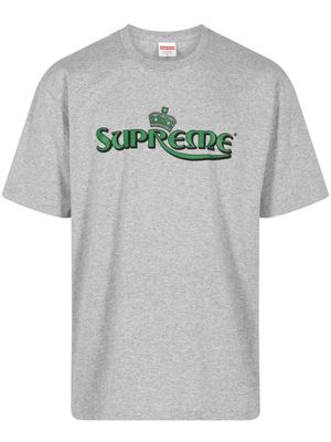 Supreme t-shirt Club Crown en coton - Gris