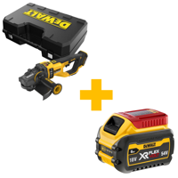 DeWALT DCG460NK Accu Haakse Slijper 230mm 54V XR FlexVolt Basic Body in koffer