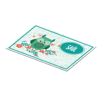Placemat met naam Klantgerichte uil