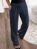 Casual Plain Loose Pants