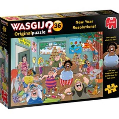 Jumbo Jumbo puzzel Wasgij Original 36 - Goede Voornemens! 1000 stukjes