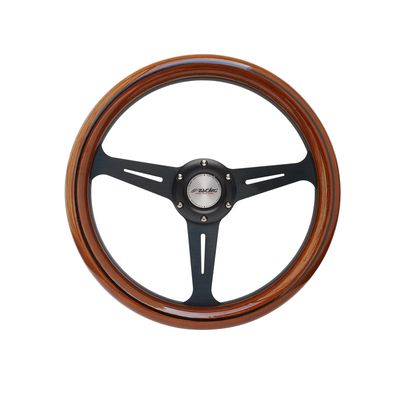 Simoni Racing Sportstuur Futa 350mm - Echt Hout / Zwart SRFUTA35