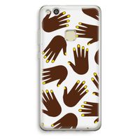Hands dark: Huawei Ascend P10 Lite Transparant Hoesje