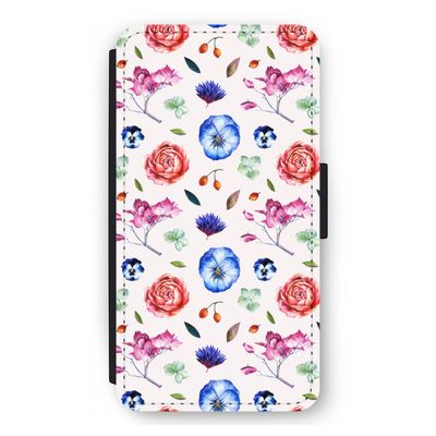 Bloemetjes: iPhone 12 mini Flip Hoesje