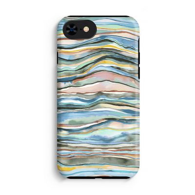 Watercolor Agate: iPhone SE 2020 Tough Case