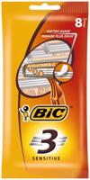 BIC 3 Sensitive pouch wegwerpscheermesjes