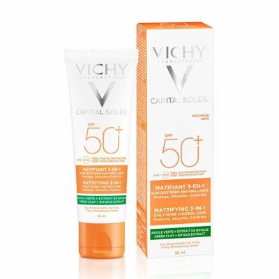 Gezichtscrème Vichy Capital Soleil 3In1 Matte afwerking 3 in 1