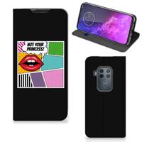 Motorola One Zoom Hippe | Standcase | Popart Princess