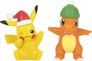 Pokemon Battle Figure Pack - Christmas Pikachu & Charmander