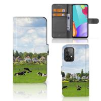 Samsung Galaxy A52 | Telefoonhoesje | Met pasjeshouder | Koeien Samsung Galaxy A52 | Telefoonhoesje | Met pasjeshouder | Koeien