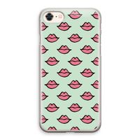 Lipjes: iPhone 8 Transparant Hoesje Lipjes: iPhone 8 Transparant Hoesje