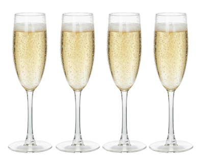 Cookinglife Champagneglazen Milena 180 ml - 4 Stuks Cookinglife Champagneglazen Milena 180 ml - 4 Stuks