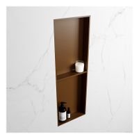 Wandnis Solid Surface Easy | In- en opbouw | 30x150x8 cm | 2 vakken | Rust
