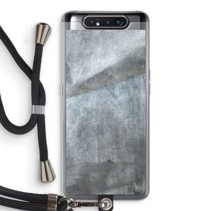 Grey Stone: Samsung Galaxy A80 Transparant Hoesje met koord