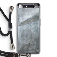Grey Stone: Samsung Galaxy A80 Transparant Hoesje met koord