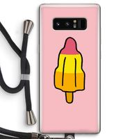 Raketijsje: Samsung Galaxy Note 8 Transparant Hoesje met koord