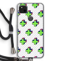 8-bit N°10: Pixel 4a Transparant Hoesje met koord