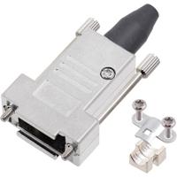 encitech DTSL09-RG-LJS-T-K 6560-0247-31 D-sub behuizing Aantal polen: 9 Volledig metaal 180 ° Zilver 1 stuk(s) - thumbnail