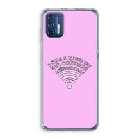 Home Is Where The Wifi Is: Motorola Moto G9 Plus Transparant Hoesje