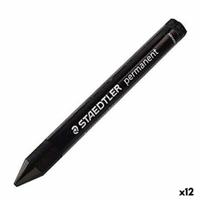 Waskrijt Staedtler Lumocolor 236-9 Zwart Was (12 Stuks) - thumbnail
