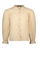 Le Chic Meisjes blouse mesh - Eclair - Pearled ivory