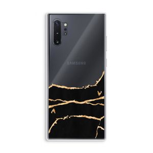 Gouden marmer: Samsung Galaxy Note 10 Plus Transparant Hoesje