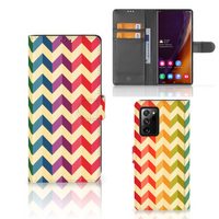 Samsung Galaxy Note20 Ultra Telefoon Hoesje Zigzag Multi Color - thumbnail