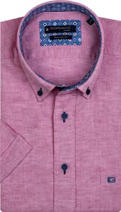 Giordano Heren Overhemd Roze Oxford Button Down Regular Fit