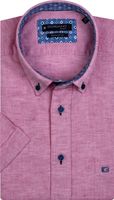 Giordano Heren Overhemd Roze Oxford Button Down Regular Fit - thumbnail