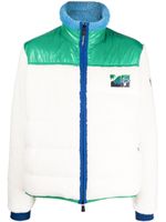 Moncler Grenoble veste en polaire à design colour block - Blanc - thumbnail