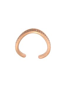 ALINKA bague "Tania en or rose 18ct et diamants - Métallisé