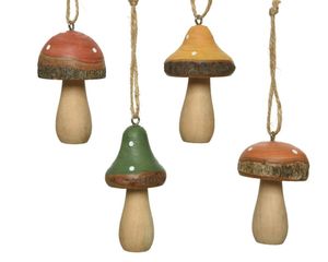 Decoris Paddenstoelen Hanger 4,5x4,5x6,5Cm