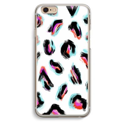 Cheetah color: iPhone 6 / 6S Transparant Hoesje