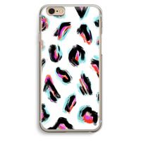 Cheetah color: iPhone 6 / 6S Transparant Hoesje