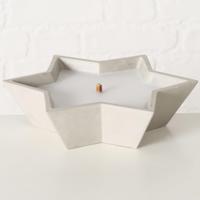 Boltze Home kaarsenpot ster ø14xh5cm