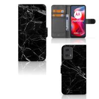 Motorola Moto G24 | G04 | G24 Power | Bookcase | Marmer Zwart - Origineel Cadeau Vader