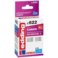 Edding Inktcartridge vervangt Canon CLI-581C XXL Compatibel Cyaan EDD-622 18-622