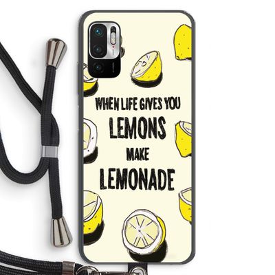 Lemonade: Xiaomi Redmi Note 10 5G Transparant Hoesje met koord