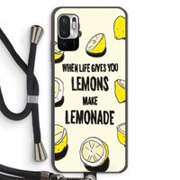 Lemonade: Xiaomi Redmi Note 10 5G Transparant Hoesje met koord Lemonade: Xiaomi Redmi Note 10 5G Transparant Hoesje met koord
