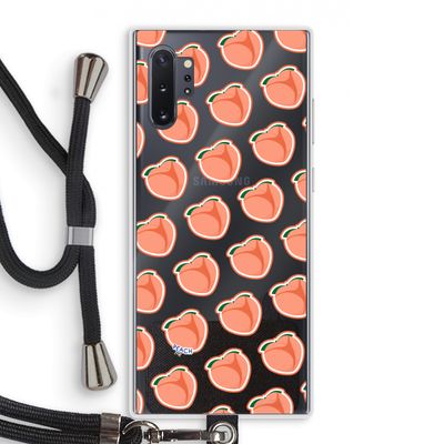 Just peachy: Samsung Galaxy Note 10 Plus Transparant Hoesje met koord