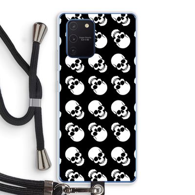 Musketon Skulls: Samsung Galaxy Note 10 Lite Transparant Hoesje met koord